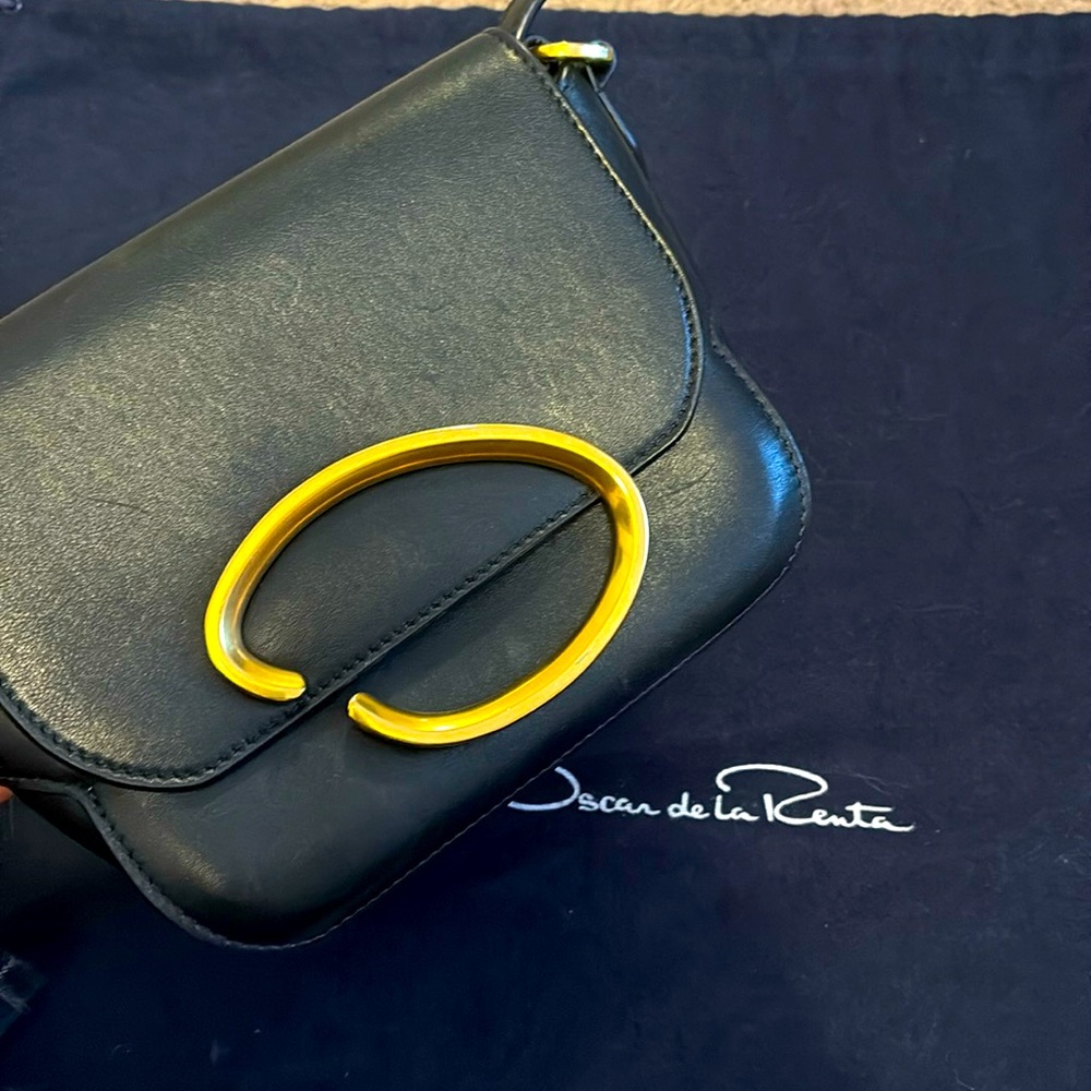 Oscar De La Renta OATH SHOULDER BAG black